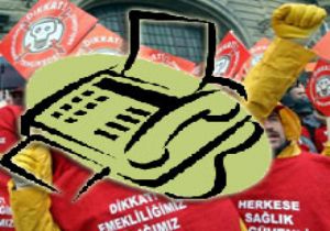 Memurlardan Fakslı Eylem