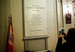 Cervantes'in mezarı Madrid'de turizme açıldı