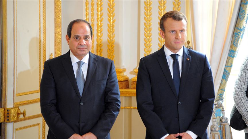 STK lardan Macron a Sisi tepkisi