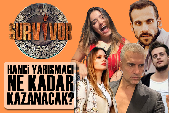 Survivor yarışmacılarının alacağı ücretler dudak uçuklatıyor!