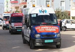 Suriye'ye giden 24 ambulansın son durumu