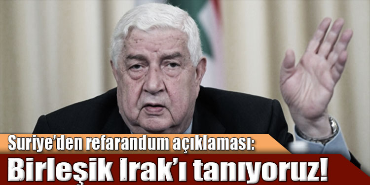 Suriye, IKBY de yapılan referandumu reddetti
