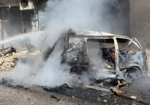 Suriye de savaş uçakları öğrenci servisini vurdu!