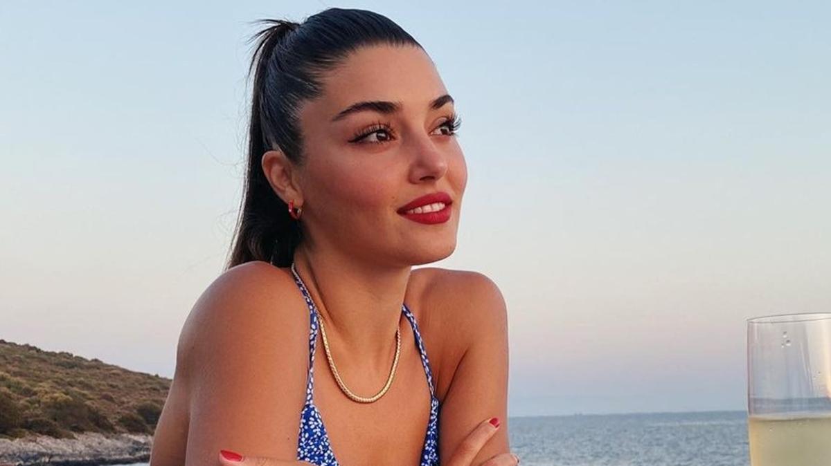 Hande Erçel in pozuna rekor beğeni!