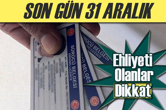 Ehliyeti olanlar dikkat! Ceza geliyor