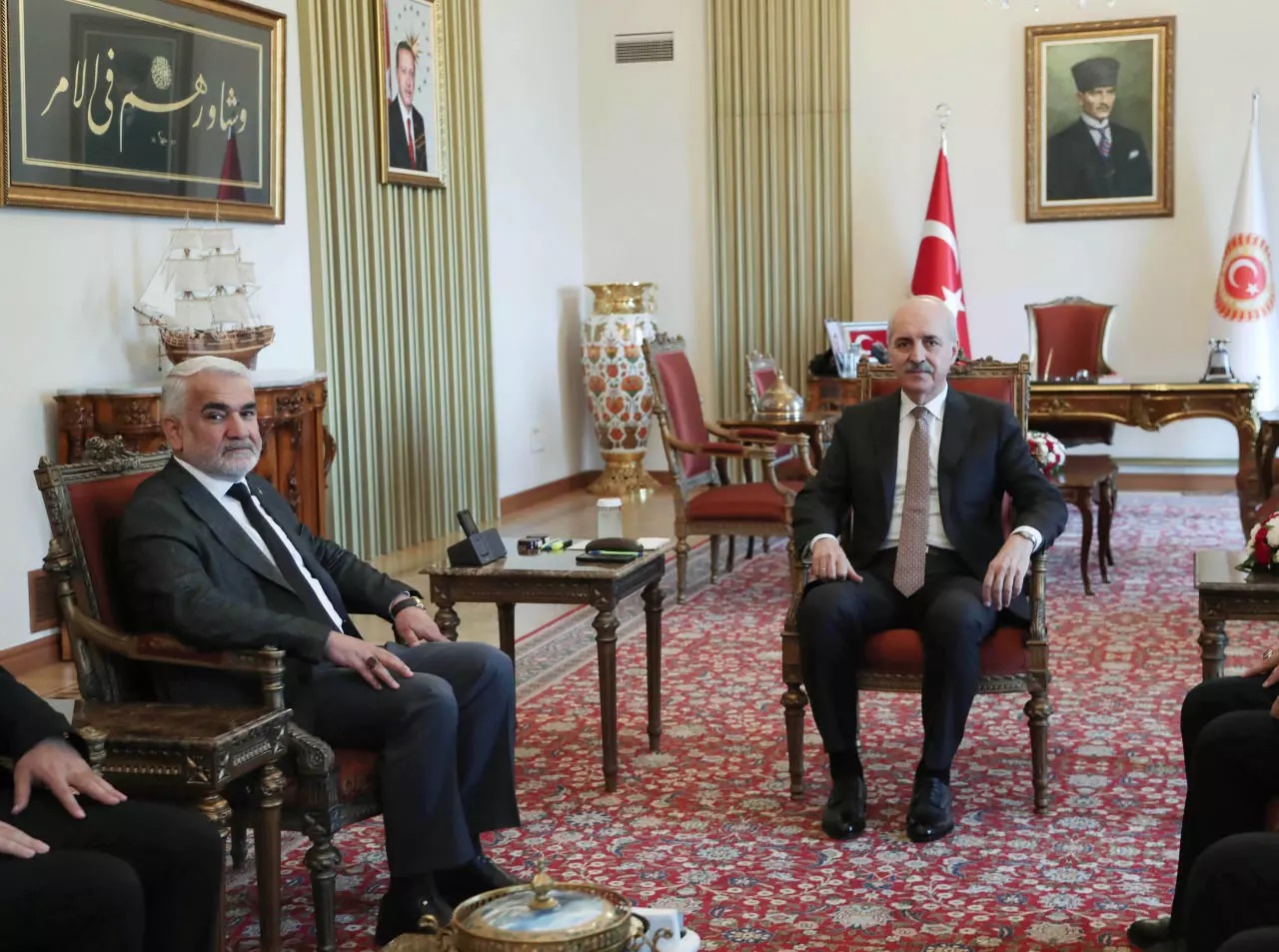 Meclis Başkanı Kurtulmuş a ziyaret