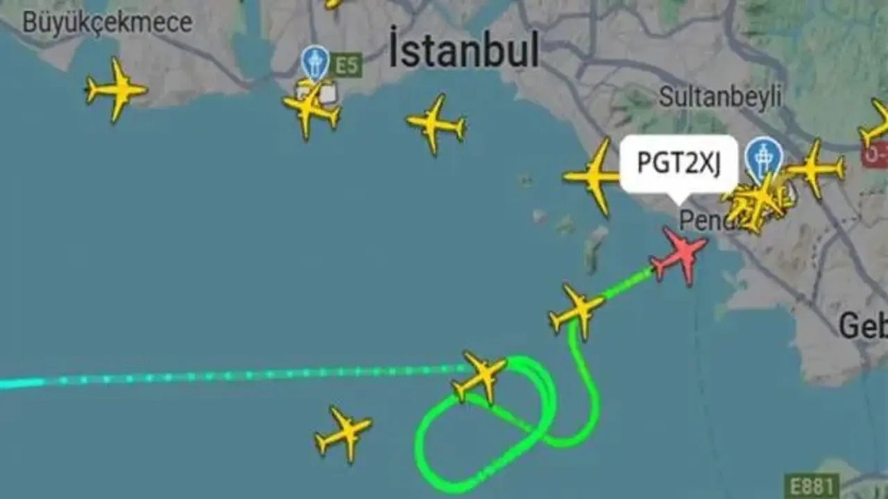 Panik anları! Pilot: Kuşlara çarptım!
