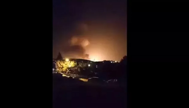 Tahran da doğal gaz patlaması