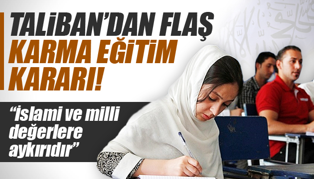 Taliban dan flaş  karma eğitim  kararı!