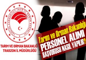Tarım ve Orman Bakanlığı personel alımı başvuru şartları nelerdir? Başvuru nasıl yapılır?