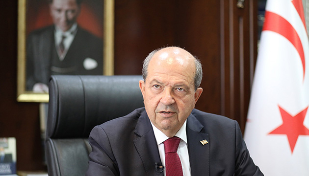 KKTC Cumhurbaşkanı Tatar dan Türk devletlerine tepki