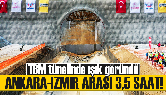 Türkiye nin en geniş TBM tünelinde ışık göründü!