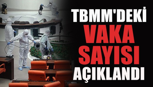 TBMM'deki vaka sayısı açıklandı