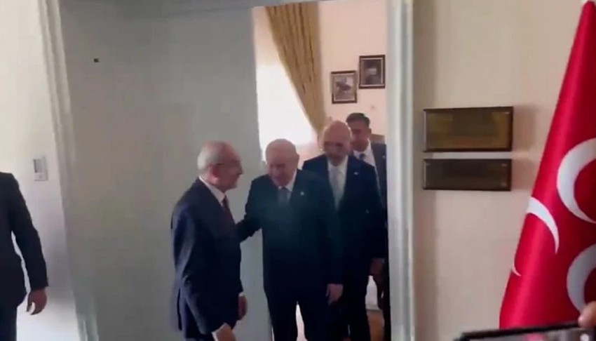 TBMM'de sürpriz görüşme: Bahçeli ile Kılıçdaroğlu bir araya geldi