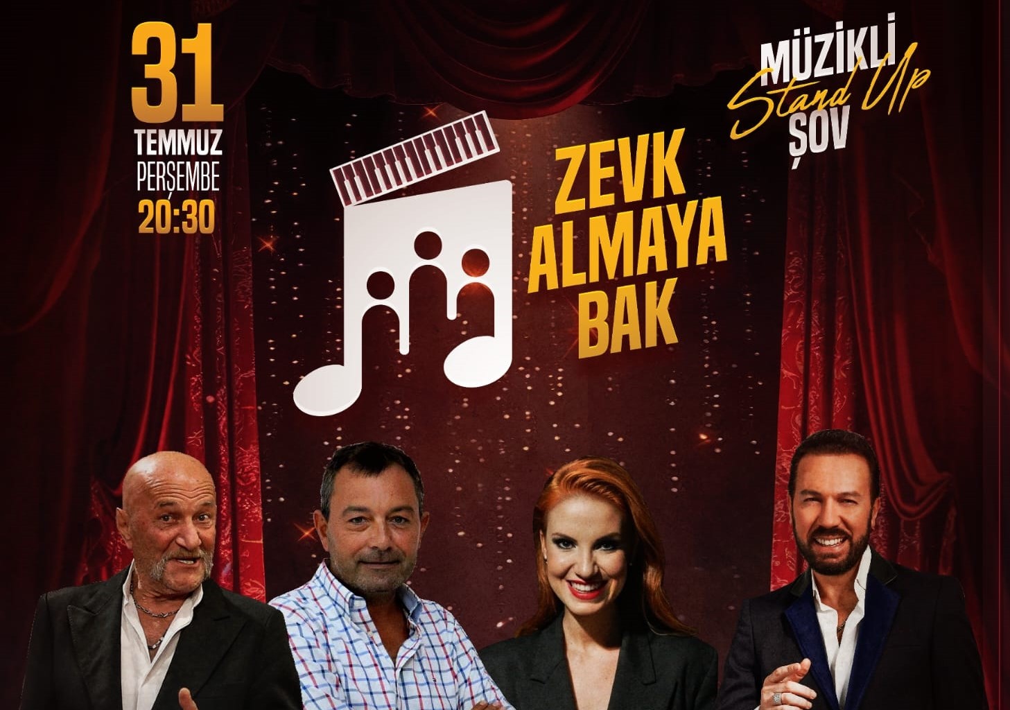 Ankara’da kahkaha ve müziğe doyuran gece: “Zevk Almaya Bak”