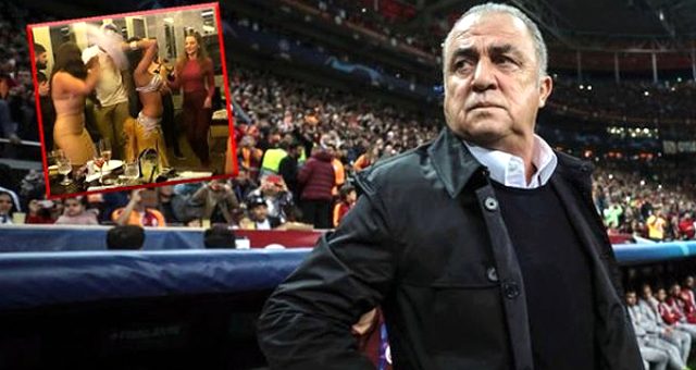 Dansözlü eğlence Terim i çıldırttı