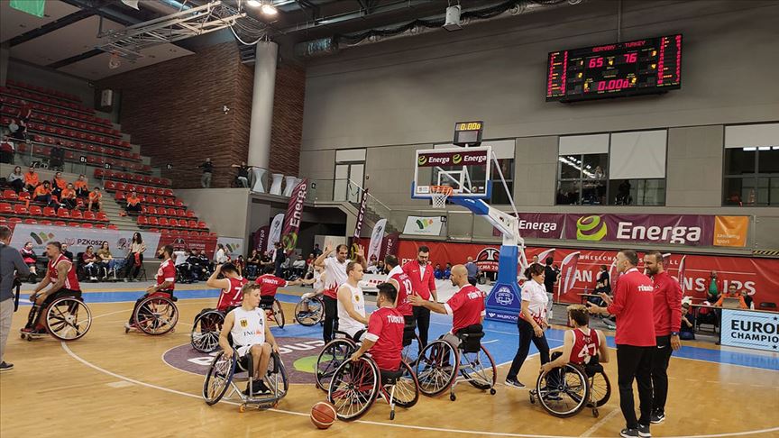 Tekerlekli Sandalye Basketbol Erkek Milli Takımı Avrupa üçüncüsü