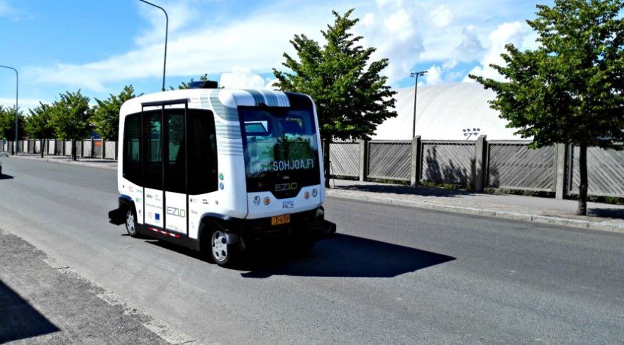 İşte elektrikli robot minibüsler