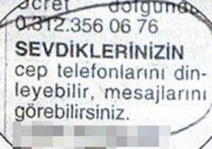 İtinayla Telefon Dinlenir