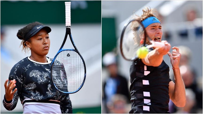Fransa Açık ta Osaka ve Zverev 2. turda