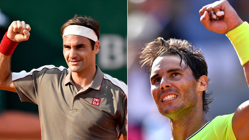 Fransa Açık ta Nadal ve Federer yarı finalde