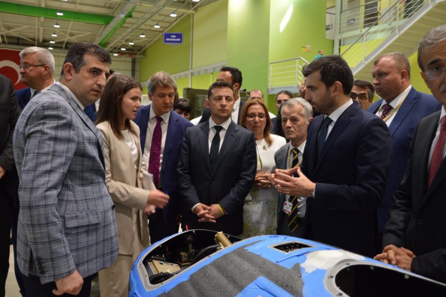 Ukrayna Cumhurbaşkanı ndan Baykar tesisine ziyaret