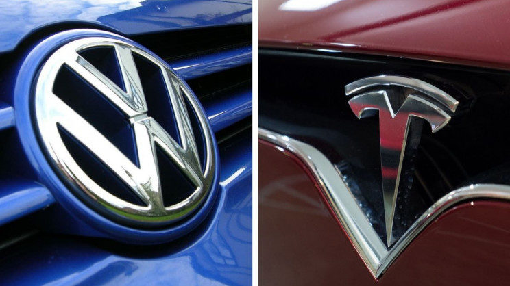 Tesla, Volkswagen i yakaladı