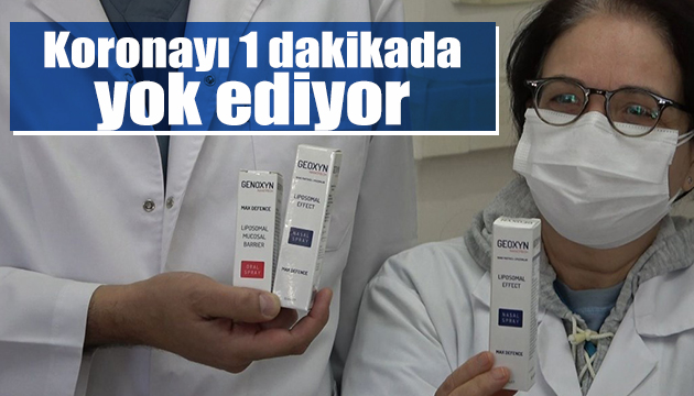 Koronayı 1 dakikada öldürüyor