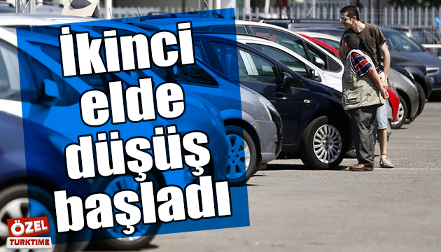 İkinci elde düşüş başladı