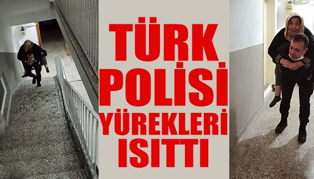 Türk Polisinden yürek ısıtan hareket