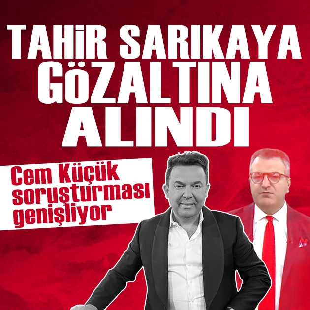 Gazeteci Tahir Sarıkaya gözaltına alındı