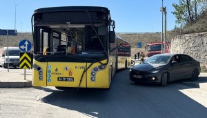 Sultangazi’de otobüs duvara çarptı: 4 yaralı