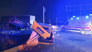 Adıyaman’da feci kaza:  7 yaralı