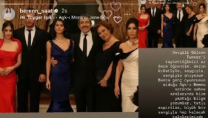 Beren Saat'in veda mesajı duygulandırdı!