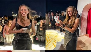 Serenay Sarıkaya yine yürek hoplattı!