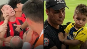 Minik çocuğun formasını çıkarttırmıştı: Tribün zorbası bakın kim çıktı!