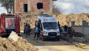 Toprak kayması! 3 işçi göçük altında kaldı