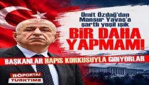 Ümit Özdağ'dan Mansur Yavaş'a şartlı yeşil ışık: Bir daha yapmam!