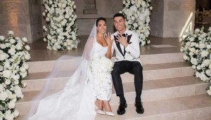 Cristiano Ronaldo ve Georgina Rodriguez'in nikah görüntüleri yayımlandı