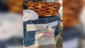 Simit tezgahına not bırakıp sınava girdi