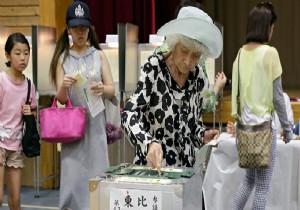 Japonya da halk sandık başında!