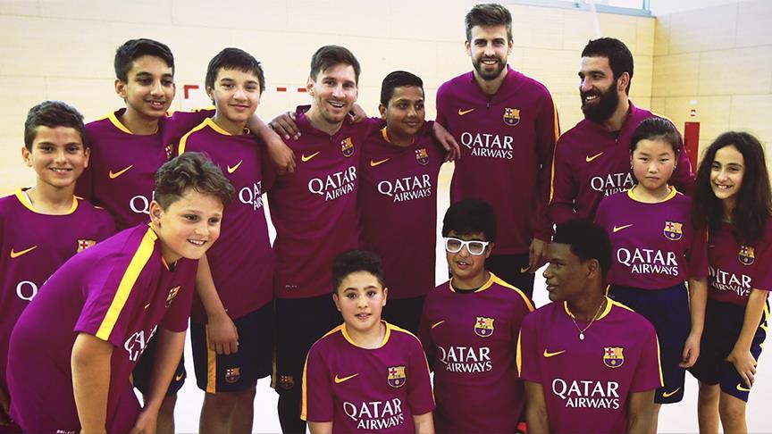Barcelona dan miniklere sürpriz