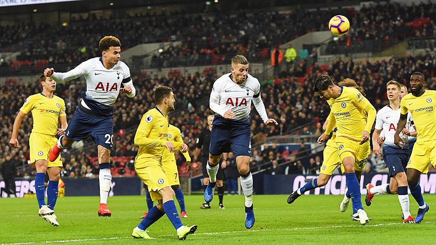 Tottenham, sahasında Chelsea yi 3-1 yendi