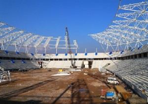 Stad inşaatı bitiyor!