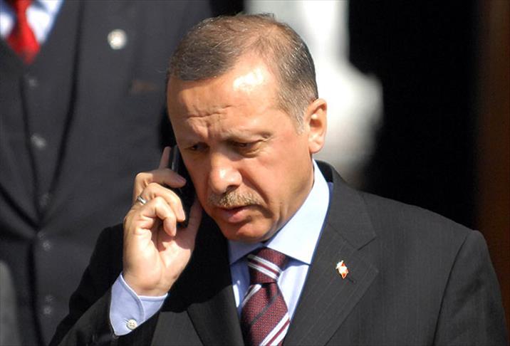 Cumhurbaşkanı Erdoğan dan taziye telefonu