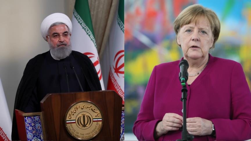 Merkel ve Ruhani telefonda görüştü