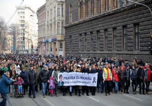 Okullardaki şiddet protesto edildi!