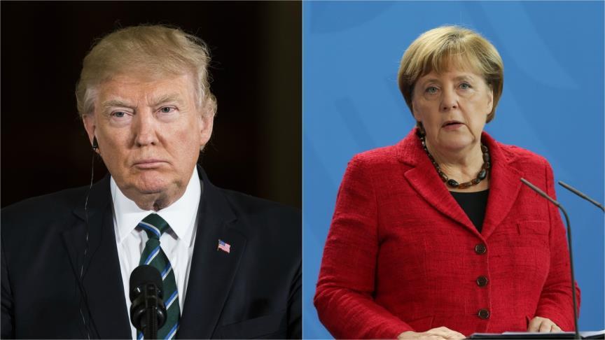 Trump ile Merkel den  İngiltere ile dayanışma  vurgusu