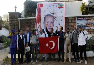 Etiyopya da AKP zaferi kutlaması