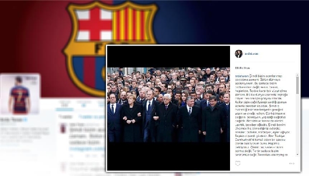Arda Turan dan çağrı